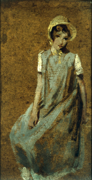 J.Constable, Study of a Girl, 1909. von John Constable