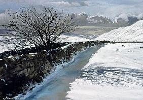 Snow Above Barbondale, Barbon, nr Kirby Lonsdale, Cumbria