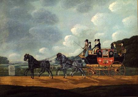 The Royal Mail Coach, London to Birmingham von John Cordrey