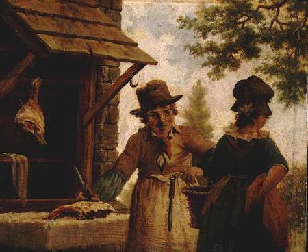 The Village Butcher von John Cranch