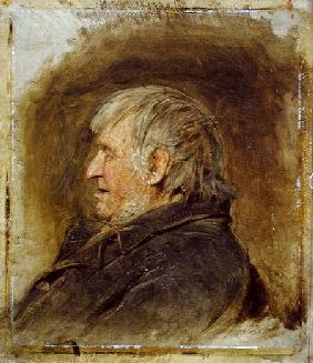 Profile Study of an Elderly Man 1884