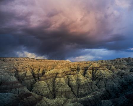 Sturm über den Badlands