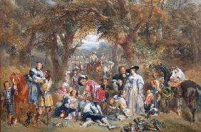 Fête Champêtre in der Zeit Karls II. 1852