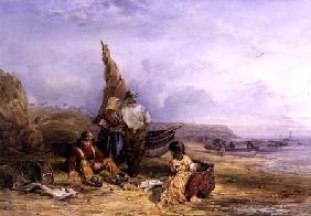 Figures on a Beach 1846  on