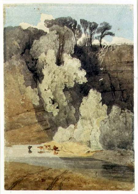 On the River Greta, Yorkshire von John Sell Cotman