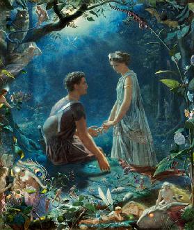 Hermia und Lysander. Ein Sommernachtstraum 1870