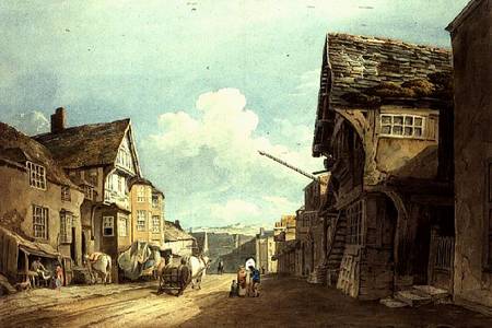 Looking down the High Street, Conway von John Varley