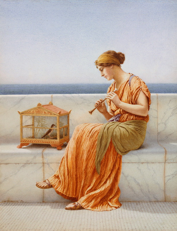 A Song without words. von John William Godward