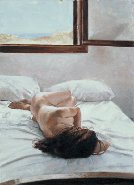 Sea Light on Your Body (oil on canvas)  von John  Worthington