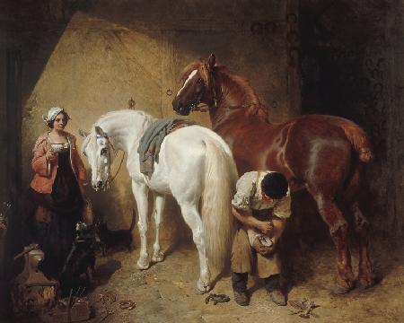 Shoeing Imaum 1856