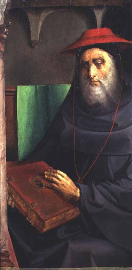 Portrait of Cardinal Bessarion (1402-72) von Joos van Gent