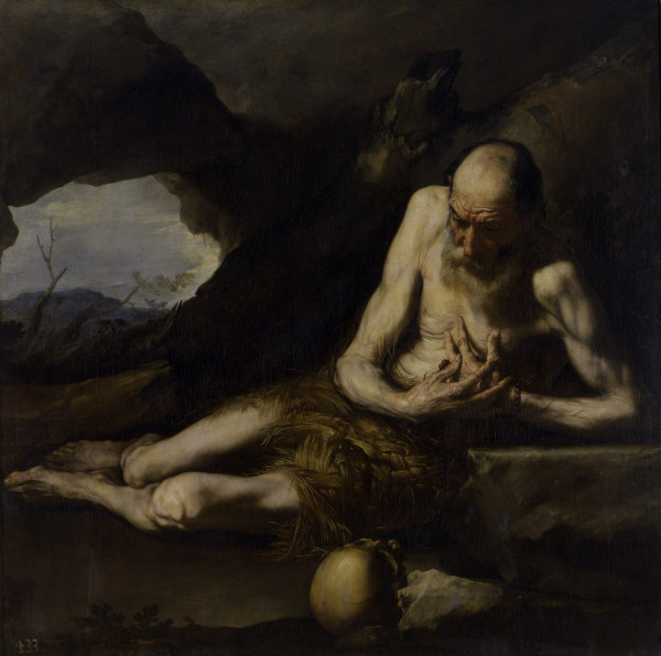 J.de Ribera, The Hermit Paul von José (auch Jusepe) de Ribera