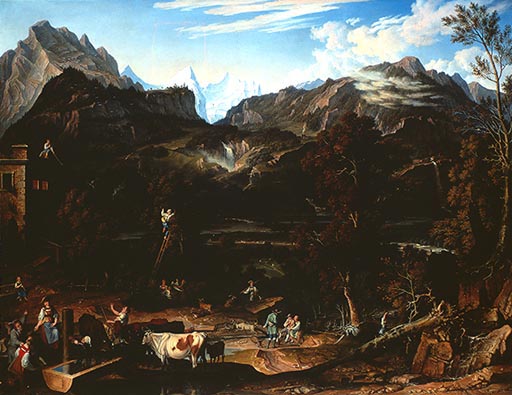 Berner Oberland von Joseph Anton Koch