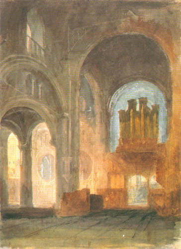 Innenansicht der Christ Church Cathedrale von William Turner