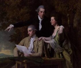 The Rev. D'Ewes Coke, his wife Hannah and Daniel Parker Coke, M.P. c.1781-2