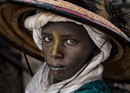 Peul-Junge beim Gerewol-Festival in Niger