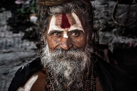 Sadhu im Pashupatinath-Tempel – Kathmandu