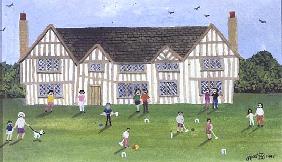 Tudor House, 1995 (w/c) 