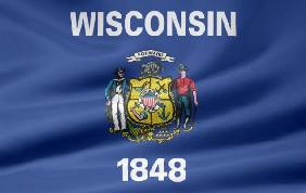 Wisconsin Flagge