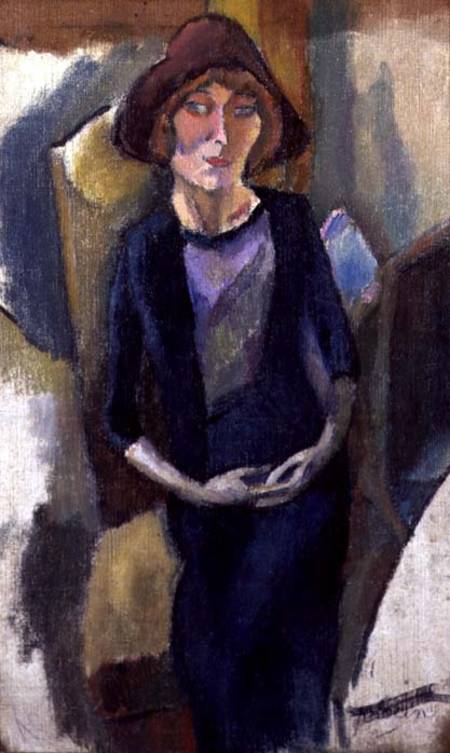 Hermine David in Blue von Jules Pascin