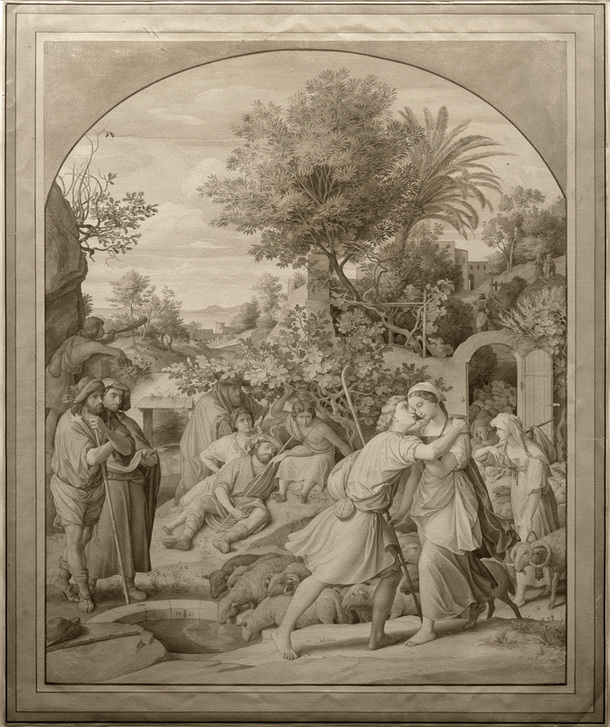 Jakob und Rahel am Brunnen von Julius Schnorr von Carolsfeld