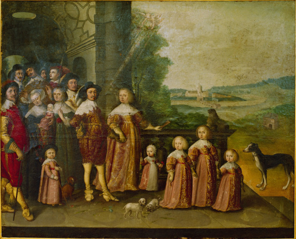Friedrich III. von Schleswig u.Familie von Julius Strac