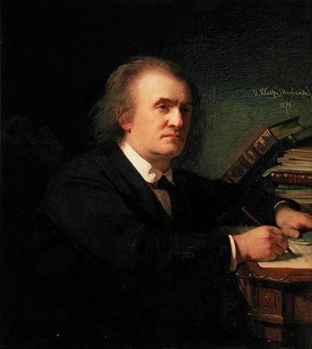 Portrait of Alexander Serov (1820-71) von Keller-Vyliandi  J.P.