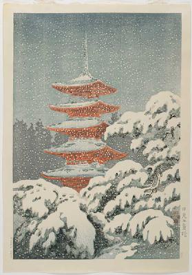 Fünfstöckige Pagode am Nikko_-Schrein, c. 1930-1940 1930