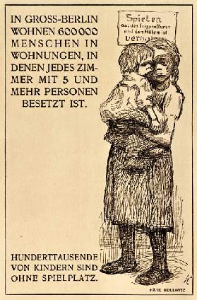 Hunderttausende von Kindern sind ohne Spielplatz 1912-01-01