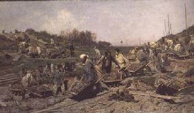 Repairing the Railway 1874