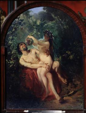 Satyr und Nymphe 1863