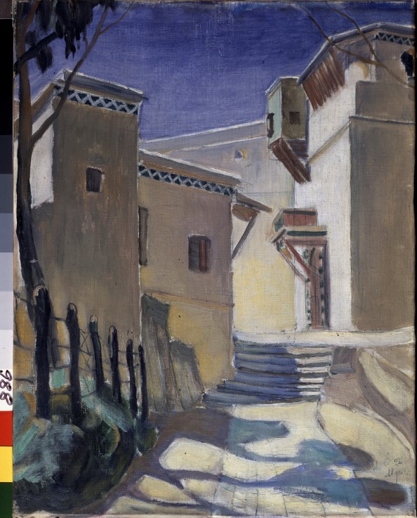 Casbah. Algerien von Kusma Sergejewitsch Petrow-Wodkin