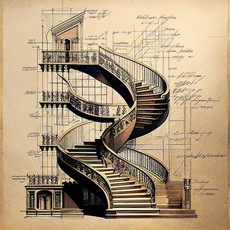 AI failure - so kontruiert AI eine Wendeltreppe 2023