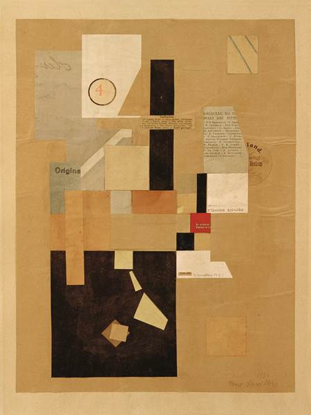 Ohne Titel (4 KR) von Kurt Schwitters