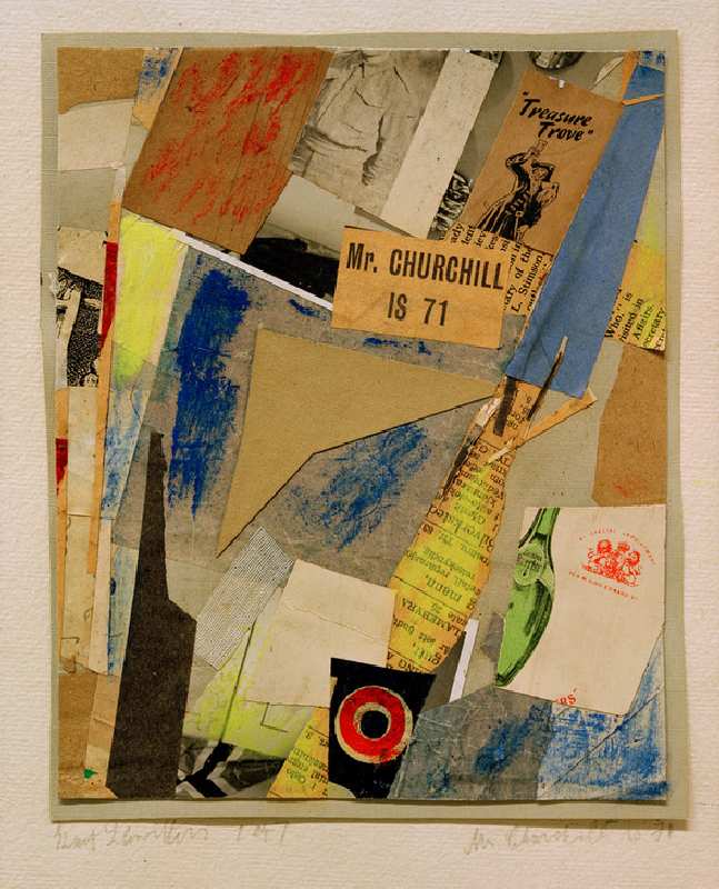 Mr. Churchill is 71 von Kurt Schwitters