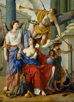 Allegory of the Regency of Anne of Austria (1601-66) 1648