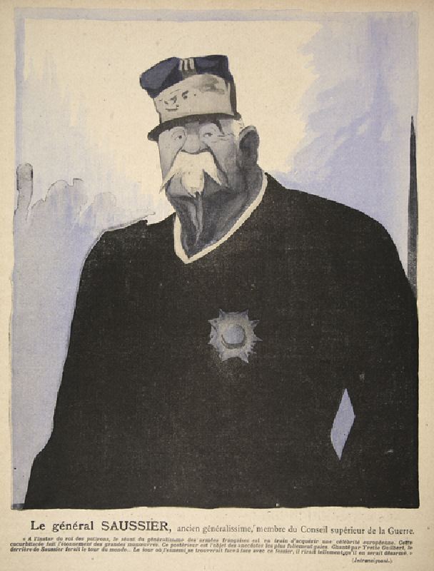 General Saussieur, ehemaliger Generalissimo, Mitglied des Kriegsrats von Leal de Camara