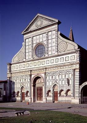 View of the facade, c.1456-70 (photo) 19th