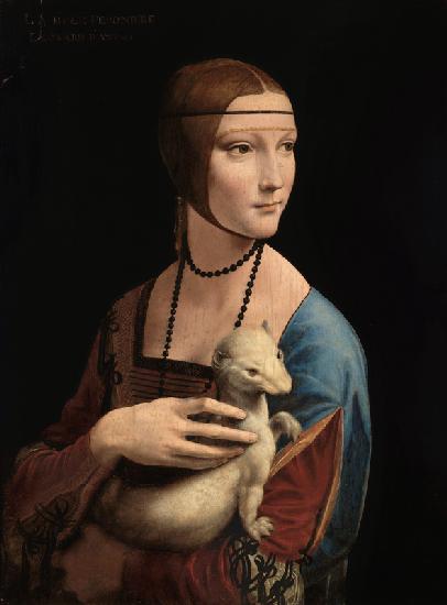 Dame mit dem Hermelin (Cecelia Gallerani) - Leonardo da Vinci