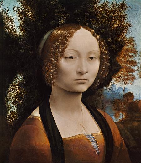 Portrait der Ginevra Benic (Vorderseite) um 1478-80