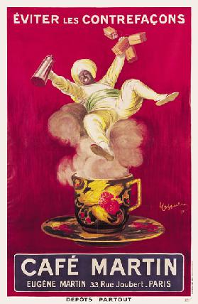 Poster advertising 'Cafe Martin' 1921