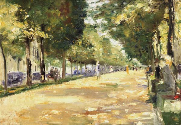 The Tiergarten Park, Berlin von Lesser Ury