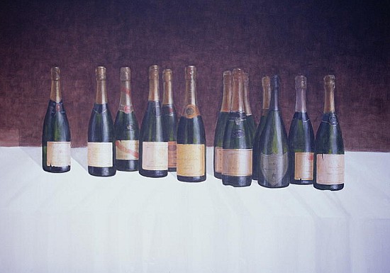Winescape, Champagne, 2003 (acrylic on canvas)  von Lincoln  Seligman