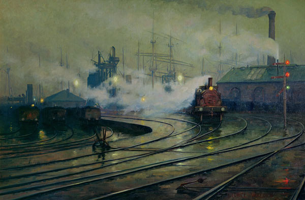 Cardiff Docks von Lionel Walden