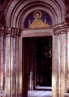 Christ Pantocrator, from the portal tympanum 1335-48