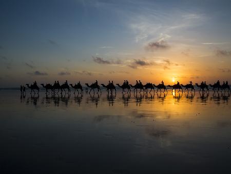 Sonnenuntergang in Broome