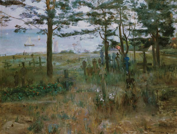 Fischerfriedhof auf Nidden von Lovis Corinth