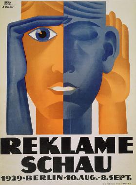 'Reklameschau', poster for the Berlin Advertising Exhibition 1929