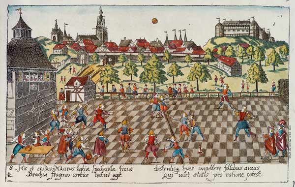 Tübingen, Univ., Ballspiel von Ludwig Ditzinger