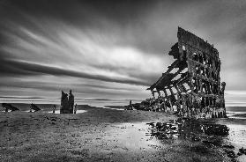 Das Wrack der Peter Iredale